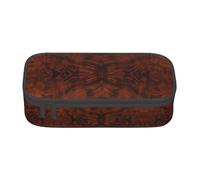 ZHAOUR Astuccio con stampa bandiera tedesca, organizer multiuso, tessuto Oxford resistente, scomparti multipli, Legno rosso., Taglia unica, Zaino per la scuola