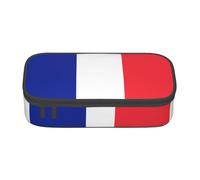 ZHAOUR Astuccio con stampa bandiera tedesca, organizer multiuso, tessuto Oxford resistente, scomparti multipli, Bandiera francese, Taglia unica, Zaino per la scuola