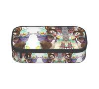 ZHAOUR Astuccio con stampa colorata - Organizer multiuso - Tessuto Oxford resistente, scomparti multipli, Coniglietto di Pasqua, Taglia unica, Zaino per la scuola