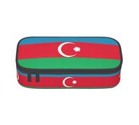ZHAOUR Astuccio con stampa di arrampicata su roccia, multifunzione, in tessuto Oxford resistente, scomparti multipli, Bandiera dell'Azerbaigian, Taglia unica, Zaino per la scuola