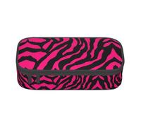 ZHAOUR Astuccio con stampa digitale mimetica, multiuso, in tessuto Oxford resistente, con scomparti multipli, Zebra Tiger Leopard Rosa, Taglia unica, Zaino per la scuola