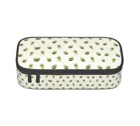 ZHAOUR Astuccio con stampa polpo blu, organizer multiuso, resistente tessuto Oxford, scomparti multipli, Carino avocado., Taglia unica, Zaino per la scuola