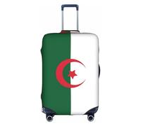 ZHAOUR Copertura protettiva per valigia, con stampa bandiera dell'Algeria, accessori da viaggio per viaggi d'affari, bianco, L