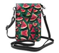 ZHAOUR Dream Watermelon Print Small Cell Phone Purse - Ampia borsa a tracolla in pelle regolabile con tracolla, Anguria da sogno, Taglia unica