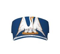 ZHAOUR Elegante cappello da baseball unisex per adulti, con stampa bandiera della Carolina del Sud, per sport, spiaggia e attività all'aperto, Bandiera dello stato della Louisiana, Taglia unica
