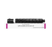 ZHAOXCAIN Cartuccia Toner Compatibile con C3020 C3025i C3320 C3320L C3325 C3330L C3350 C3520 Modelli di stampanti TUHUO NPG-67 G67 GPR-53 C-EXV49(Magenta-400g)