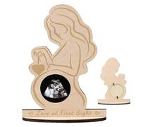 ZHAOYCSH Cornice Ecografia in Legno per Donne Incinta - Porta Sonogramma con Design Elegante per Ultrasuoni Bambino, Regalo Emozionale per Futura Mamma, Cornice Gravidanza per Ricordi Preziosi