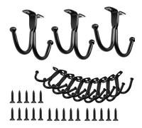 ZHAOYCSH Ganci sotto Armadietto Multiuso, 10 Pezzi Set per Appendere Tazze, Bicchieri di Vino, Utensili da Cucina, Cravatte, Cinture e Sciarpe - Gancio Portatazze per Cucina, Armadio o Bar