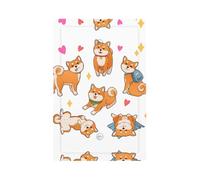 ZhaoYuGoods Copertura decorativa per presa dell'interruttore della luce, simpatico cane Shiba Inu stampato durevole piastra frontale elettrica 12,5 x 8 cm