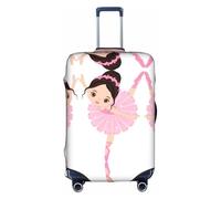 ZhaoYuGoods Little Ballerina Dancing Girl - Copertura protettiva per valigia, con stampa divertente, adatta per bagagli da 45 a 81 cm, bianco, XL