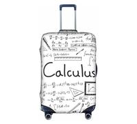 ZhaoYuGoods Math Geometry Geek Calculus copertura per bagagli, copertura stampata per valigie, copertura per bagagli divertente, adatta per bagagli da 45 a 81 cm, bianco, L