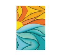 ZhaoYuGoods Placche decorative per presa dell'interruttore della luce, tramonto e alba con onde oceaniche stampate durevoli piastra da parete elettrica 12,5 x 8 cm