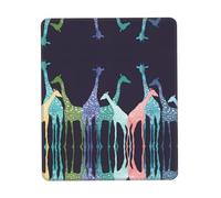 ZhaoYuGoods Poggiapolsi con tastiera colorata con stampa di giraffe, supporto ergonomico per il polso per la digitazione, tappetino per mouse divertente e resistente per ufficio, giochi e studi