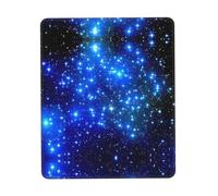 ZhaoYuGoods Poggiapolsi per tastiera con stampa di stelle blu, supporto ergonomico per il polso per digitare comodamente, tappetino per mouse divertente e durevole per ufficio, giochi e studi