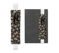 ZhaoYuGoods Portapenne con fascia elastica a forma di cuore per la consapevolezza dell'autismo, con stampa regolabile, portapenne in pelle, bianco, Taglia unica