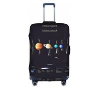 ZhaoYuGoods Solar System Jupiter - Copertura protettiva per bagagli, con stampa di Jupiter, copertura per valigia, divertente, adatta per bagagli da 45 a 81 cm, bianco, S