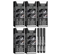 ZHAPEG 15Pcs Penna Vernice Nera Pneumatici Auto Vernice Penna Resistente all'acqua Ad Asciugatura Rapida Pennarello Per Pneumatici Auto Riparazione Graffi