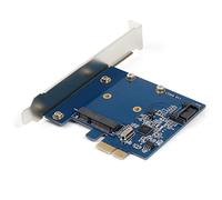 ZHAPEG 2 Porte Morbido Per Raid III MSATA SSD 6 S Pci E Controller Scheda Per Desktop PC Supporto SSD Per W/Low