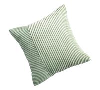 ZHAPEG Federa per cuscino in morbido velluto a coste, design con girandole color crema, per divano, camera da letto, con cerniere nascoste