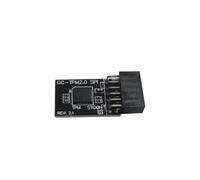 ZHAPEG Scheda del modulo di sicurezza per TPM2.0 SPI (12-1) Scheda adattatore per computer PCB migliora la sicurezza