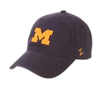 ZHATS NCAA Zephyr Michigan Wolverines Cappello da Uomo con Borsa di Studio Rilassata, Regolabile, Colore della Squadra, Colore della Squadra., Taglia Unica