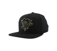 ZHATS Standard NHL, offiziell lizenzierte verstellbare Snapback-M tze, Flat Bill Z11, schwarzes Element, Einheitsgr e