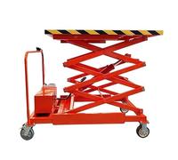 ZHAUPMCB Argani elettrici 1m 1.5m Paranco Elettrico Piattaforma elevatrice idraulica Carretto a Mano Carrello elevatore Idraulico Carico Piccolo Ascensore per carichi Verricello Elettrico(1.5m-Chg)