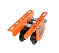 ZHAUPMCB Argani elettrici Carrello Manuale per paranco Elettrico Carrello con Trave di Spinta da 2200 libbre/1T con Ruote Doppie Verricello Elettrico(1T)