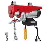 ZHAUPMCB Argani elettrici Gru per argano Elettrico Portatile per Uso Domestico con paranco Elettrico con Gru elettrica a Controllo Wireless/cablato Verricello Elettrico(1760LBS Wire)