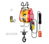 ZHAUPMCB Argani elettrici Paranco Elettrico 2 in 1 Verricello Elettrico Portatile cablato/Wireless da 1.100 libbre 1.800 W. Altezza di Sollevamento di 98 Piedi Verricello Elettrico(1100lbs)