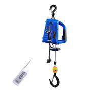 ZHAUPMCB Argani elettrici Paranco Elettrico telecomandato Paranco Elettrico Portatile per trazione con carico 500 kg 100 kg Verricello Elettrico(100KG 25M)