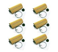 ZHAUPMCB Filtro Olio per Automobili Kit Filtro Olio 6/3/1 Set 11428570590 Adatto per BMW F45 F46 X1 F48 Adatto per Mini F54 F55 F56 F57 Cooper Filtro Olio Set(6Pcs)