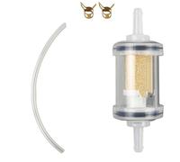 ZHAUPMCB Filtro Olio per motociclette Filtro Carburante, gasolio e Olio per Moto da 49 CC a 125 CC, con Tubo Flessibile, Accessori per Moto Filtro Olio