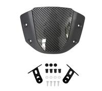 ZHAUPMCB Parabrezza Moto Spoiler Adatto per Honda CB650R 2019 2020 2021 2022 2023 CB1000R CB 650R Parabrezza per Moto Parabrezza Schermo Anteriore Vento motoParabrezza(Carbon Fiber Pattern)