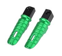 ZHAUPMCB Poggiapiedi Pedane Moto Adatto per GSX-S1000 2021-2024 GSX-950 S 2022-2024 GSX-8S Pedane passeggero Posteriori per Motocicletta Pedaline Moto(Green)