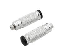 ZHAUPMCB Poggiapiedi Pedane Moto Adatto per Yamaha YZF R1 R3 R6 R125 FZ1 FZ8 MT-07 MT09 Poggiapiedi per Motocicletta Poggiapiedi arretrati Pedaline Moto(Silver)