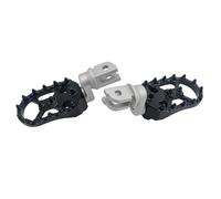 ZHAUPMCB Poggiapiedi Pedane Moto Poggiapiedi Anteriore per Motocicletta Adatto per BMW R1250R R1250RS, pedane Regolabili ed abbassabili Pedaline Moto(Silver Black)