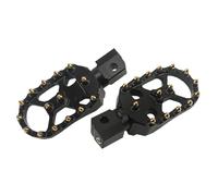 ZHAUPMCB Poggiapiedi Pedane Moto Poggiapiedi Anteriore per Motocicletta Adatto per Indian Scout Bobber Twenty Sixty ABS, pedane ribassate Regolabili ed estensibili Pedaline Moto(Black Gold)