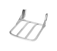 ZHAUPMCB Portapacchi Adatto per Harley Sportster XL 04-17 Dyna 06-17 Softail 84-05 FLST FLSTC LSTSC 06-17 Portapacchi per Schienale per Moto motocoda Portapacchi(Chrome)