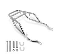 ZHAUPMCB Portapacchi Adatto per Kawasaki W800 ABS W 800 Cafe Portapacchi Posteriore Sissy Bar Ripiano e Schienale Touring Tail Rail motocoda Portapacchi(Chrome)