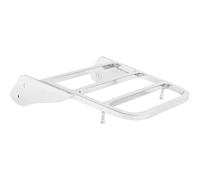 ZHAUPMCB Portapacchi Adatto per Yamaha V-Star 400 650 1100 Dragstar 400 650 XVS 1100 Portapacchi per Moto Schienale in Acciaio Sissy Bar motocoda Portapacchi(Chrome)