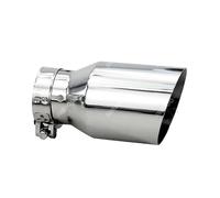 ZHAUPMCB Silenziatore Auto Tubo di Scarico marmitta in Acciaio Inox Universale per Auto, marmitta, Modifica Accessori Auto Silenziatore Tubo(IN63-OUT114mm)