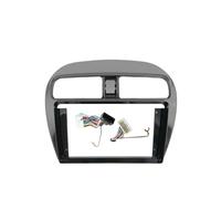 ZHAUPMCB Telaio Adattatore 9 Pollici Adatto per Mitsubishi Mirage Space Star Attrage 2012-2018 autoradio Fascia Telaio Adattatore Lettore Android Mascherina autoradio(Frame Cable)