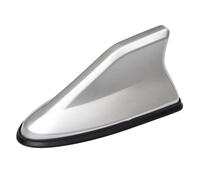 ZhBFJtBD Antenna Auto Pinna di Squalo per BMW 1 3 Series E39 E46 E87 E90 E91 E92 Design Aerodinamico Impermeabile Antipolvere in ABS Stile Pinna Segnale Radio Accessori Silver Style