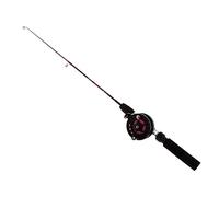 ZHCHAO 1 Set Canna Da Pesca Con Mulinello Da Pesca Corta Portatile Inverno Outdoor Pesca sul ghiaccio EVA Impugnatura Mulinelli Tackle(Taglia: D)