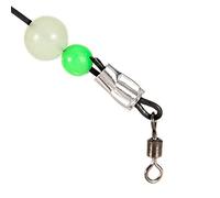 ZHCHAO 1 Set di filo da pesca ovale per pesca Redbers Bobbers Cork Floots Popping Corch Copper Beads Galleggiante veloce