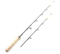 ZHCHAO 65 centimetri Leggero Leggero Ice Canna Da Pesca Manico In Legno Canna Da Pesca In Carbonio Canna Da Pesca