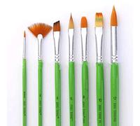 ZHCHAO 7 pz/set di pennelli multifunzione in nylon per capelli guazzo acquerello olio pennello set forniture artistiche