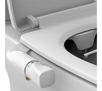 ZHCHAO Accessori for il bagno Sedile WC sottile Attacco for bidet Lavaggio culo Doppio ugello a pressione