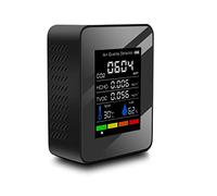 ZHCHAO Air Monitor Rilevatore di anidride carbonica serra magazzino qualità dell'aria temperatura umidità monitor misuratore di misurazione rapida (colore: D, dimensioni: grigio chiaro)
